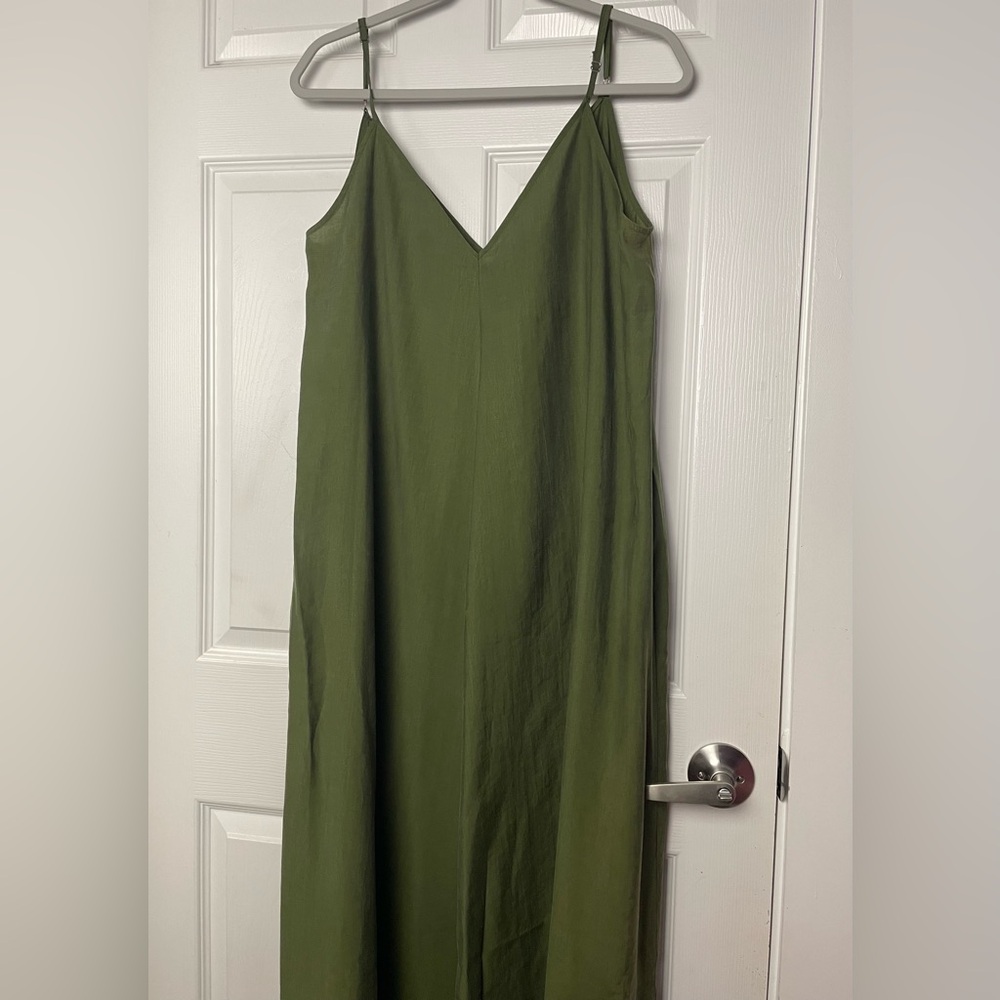 Zara Olive Green Maxi Dress